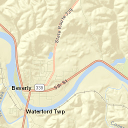 Beverly Street Map