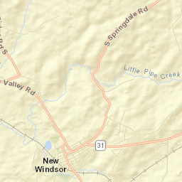 New Windsor Street Map