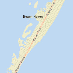Beach Haven Street Map