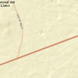 Monreal del Llano Street Map