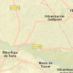Ribarroja del Turia Street Map