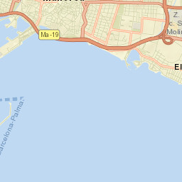 Es Molinar Street Map