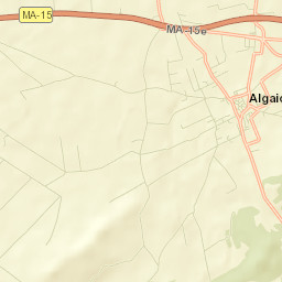 Algaida Street Map