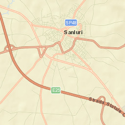 Sanluri Street Map