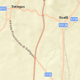 Suelli Street Map