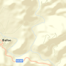 Ballao Street Map