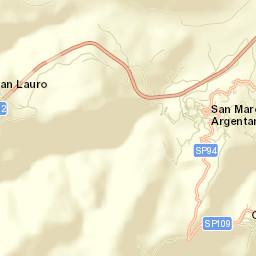 San Marco Argentano Street Map