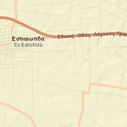 Megalochóri Street Map