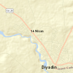 Diyadin Street Map