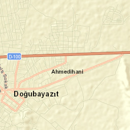 Doğubayazıt Street Map