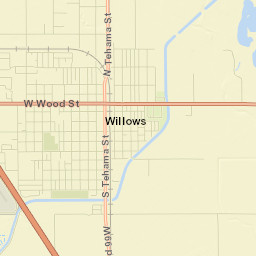 Willows Street Map