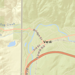 644-650 West 2nd Street, Toiyabe National Forest, Reno, NV Street Map