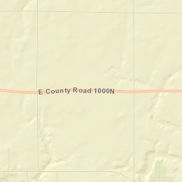Coles County Street Map
