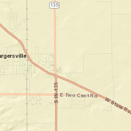 Bargersville Street Map
