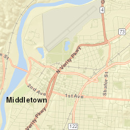 806 Central Avenue Middletown OH Street Map