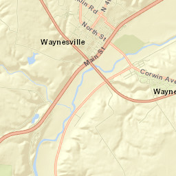 Waynesville Street Map