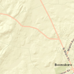 Boonsboro Street Map