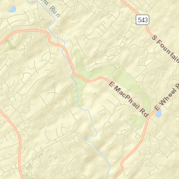 Bel Air South Street Map