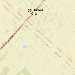 Egg Harbor City Street Map