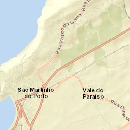 São Martinho do Porto Street Map