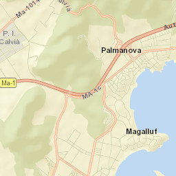 Magaluf Street Map