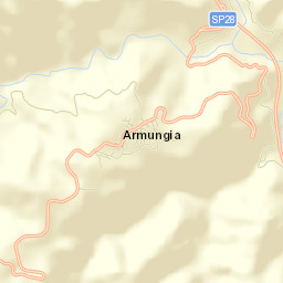 Armungia Street Map