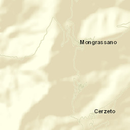 Mongrassano Street Map