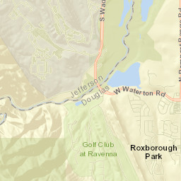 Roxborough Park Street Map