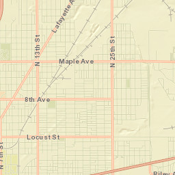 1551-1599 Beech St Terre Haute IN Street Map