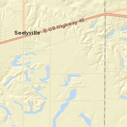 Seelyville Street Map