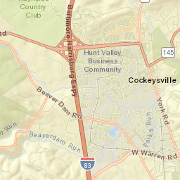 Hunt Valley Street Map