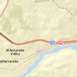 Alferrarede Street Map