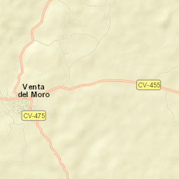 Venta del Moro Street Map