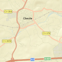 Cheste Street Map