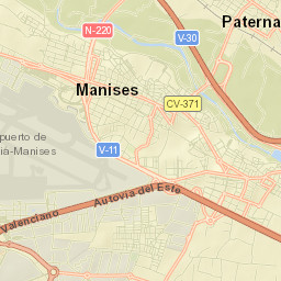 Manises Street Map