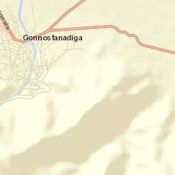 Gonnosfanadiga Street Map