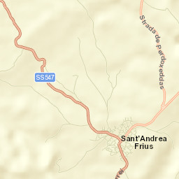 Sant'Andrea Frius Street Map