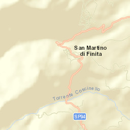 San Martino di Finita Street Map