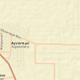 Agnanteró Street Map