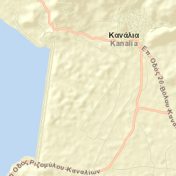 Kanália Street Map