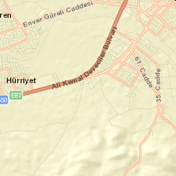 Burhaniye Street Map