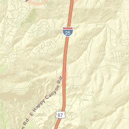 Castle Pines Street Map