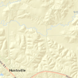 Huntsville Street Map