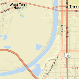 Terre Haute Street Map