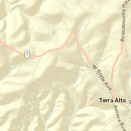 Terra Alta Street Map