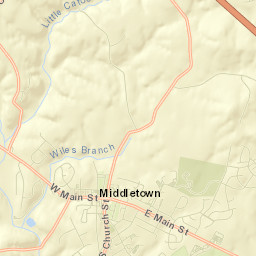 Middletown Street Map