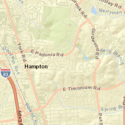 Baltimore County Street Map