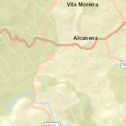Alcanena Street Map