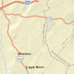 Riachos Street Map