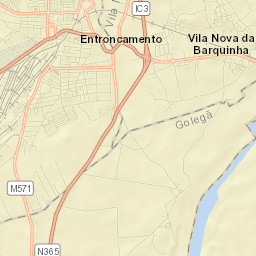 Entroncamento Street Map